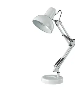 Lampy Ideal Lux - Stolná lampa 1xE27/40W/230V biela