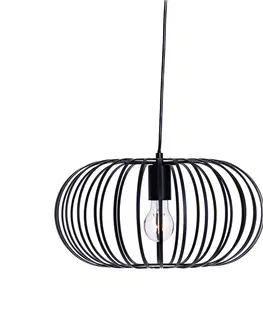 Zavesne lampy Moderne hanglamp zwart - Troopa