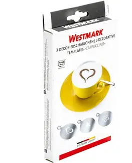 Príslušenstvo pre prípravu čaju a kávy Westmark Šablóna dekoračná Cappuccino, 3 ks
