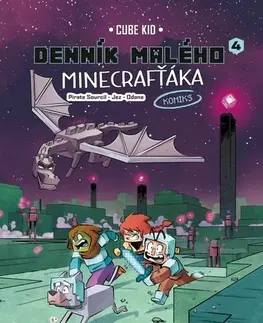 Dobrodružstvo, napätie, western Denník malého Minecrafťáka: komiks 4 - Cube Kid,Mária Haraštová,Martin Herodek