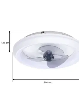 Stropné ventilátory so svetlom Starluna Stropný ventilátor Starluna Koby LED, CCT, stmievateľný