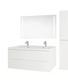 Kúpeľňový nábytok MEREO - Aira, kúpeľňová skrinka s keramickým umývadlom 81 cm, antracit CN751