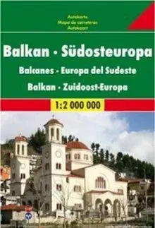 Do auta Balkán-JV Evropa 1:2 000 000 Automapa