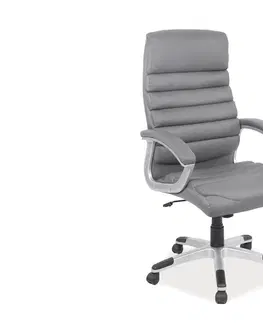 Kancelárske stoličky Kancelárske kreslo Q-087 Signal Sivá
