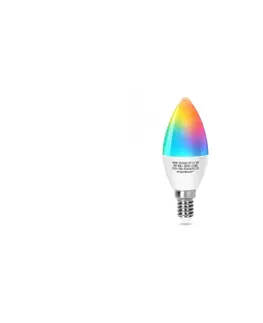 LED osvetlenie  B.V. LED RGBW Žiarovka C37 E14/5W/230V 3000-6500K Wi-Fi -  
