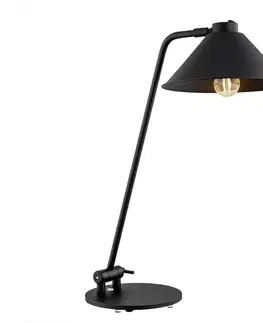 Lampy Argon Argon 4998 - Stolná lampa GABIAN 1xE27/15W/230V čierna 