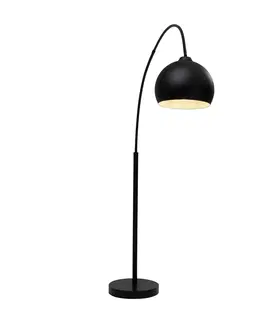 Stojacie lampy do obývačky KARE KARE Lounge Small Deal Eco svietidlo, čierna