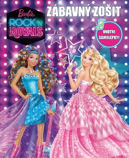 Príprava do školy, pracovné zošity Barbie Rock n´ Royals - zábavný zošit
