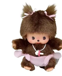 Plyšové a textilné zvieratká MONCHHICHI Bebiči dievča 15 cm