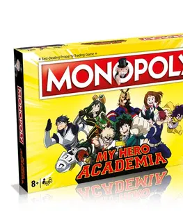 Hry v angličtine Winning Moves Hra Monopoly My Hero Academia (hra v angličtine)
