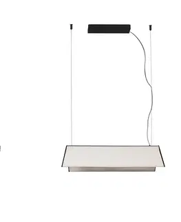 Závesné svietidlá FARO BARCELONA LED závesné svietidlo Ludovico Surface 60 cm biela