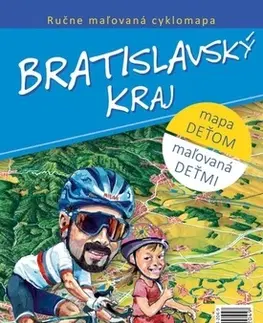 Voda, lyže, cyklo Bratislavský kraj - mapa deťom (cyklomapa)