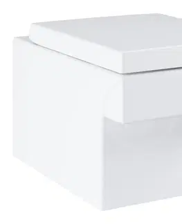 Kúpeľňa GROHE - Cube Ceramic WC doska so sklápaním SoftClose, duroplast, alpská biela 39488000