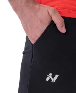 Pánske klasické nohavice Pánske tepláky Nebbia „Reset“ 321 Black - XL