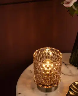 Vnútorné dekoratívne svietidlá Pauleen Pauleen Bright Glamour dekoračná lampa, batéria