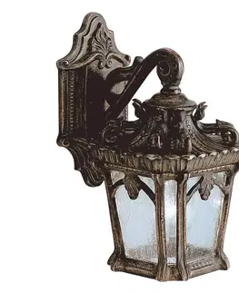 Vonkajšie nástenné svietidlá KICHLER Vonkajšie nástenné svietidlo Tournai antické