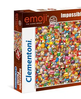 Hračky puzzle CLEMENTONI - Puzzle 1000 dielikov Impossible - Emoji
