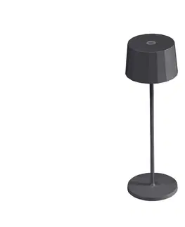 Exteriérové osvetlenie Kettlight stolová lampa čierna