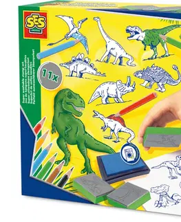 Kreatívne a výtvarné hračky SES - Pečiatky dinosaury