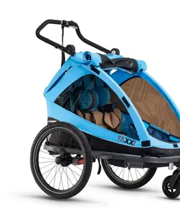 Sedačky a vozíky Cyklovozík TaXXi Elite 2 modrý