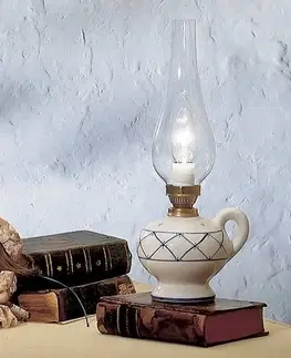 Stolové lampy Ferroluce Stolná lampa Rustico vo vidieckom štýle