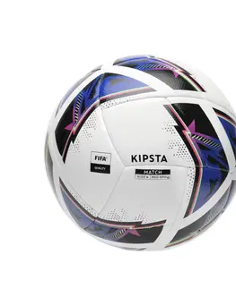 futbal Futbalová lopta Hybride 2 Fifa Quality Match Ball veľkosť 4 biela