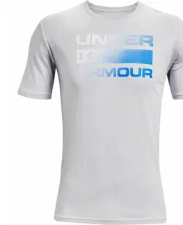 Pánske tričká Pánske tričko Under Armour Team Issue Wordmark SS White - S