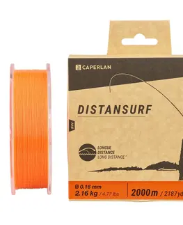rybolov Rybársky vlasec Distansurf na surfcasting oranžový 0,16