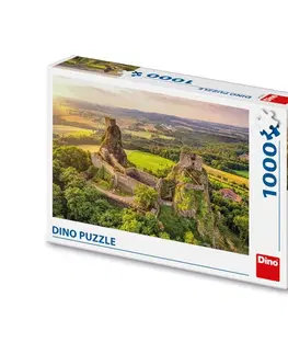 1000 dielikov Dino Toys Puzzle Zrúcanina hradu Trosky 1000 Dino