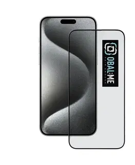 Tvrdené sklá pre mobilné telefóny OBAL:ME 5D Ochranné tvrdené sklo pre Apple iPhone 15 Pro Max, black 57983118466