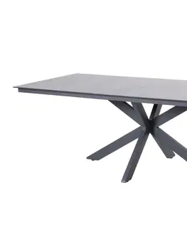 Stoly Goa jedálenský stôl antracit  220 cm