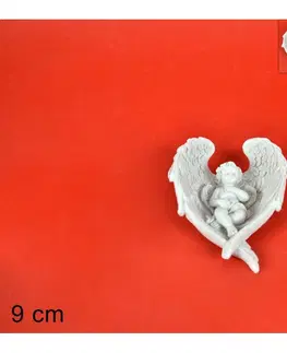 Sošky, figurky - anjeli MAKRO - Anjel v krídle 9cm rôzne druhy