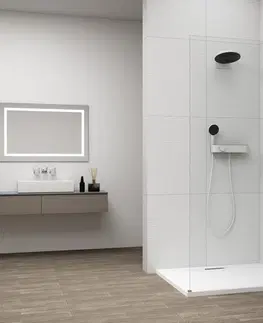 Sprchové dvere POLYSAN - ESCA CHROME jednodielna sprchová zástena na inštaláciu k stene, číre sklo, 800  ES1080-01