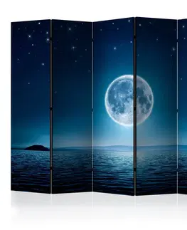 Paravány Paraván Moonlit night Dekorhome 135x172 cm (3-dielny)
