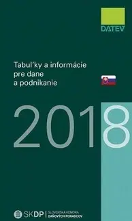 Dane, účtovníctvo Tabuľky a informácie pre dane a podnikanie 2018 - Dušan Dobšovič
