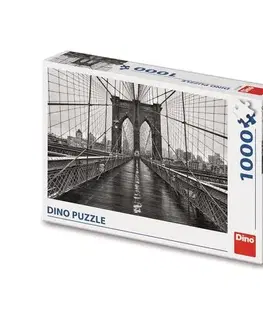 1000 dielikov Dino Toys Puzzle Čiernobiely New York 1000 Dino