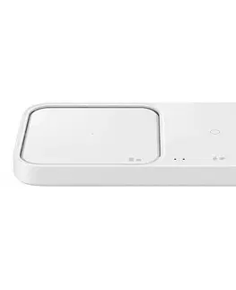 Nabíjačky pre mobilné telefóny Samsung Duálna bezdrôtová nabíjačka (15W), bez kábla v balení, white EP-P5400BWEGEU