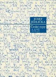 Eseje, úvahy, štúdie České typy - Josef Jedlička