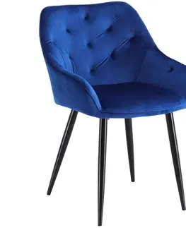 Jedálenské stoličky HALMAR K487 jedálenská stolička granátová / čierna