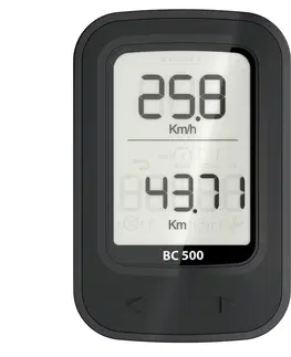 cyklopočítače Cyklistický tachometer Van Rysel 500 bezdrôtový čierny