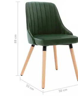 Jedálenské stoličky a kreslá Jedálenská stolička 4 ks látka / buk Dekorhome Staroružová