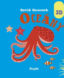 Leporelá, krabičky, puzzle knihy Oceány - David Hawcock,Zuzana Štelbaská