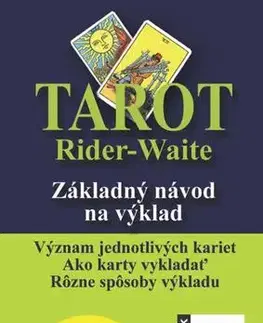 Veštenie, tarot, vykladacie karty Karty - Tarot Rider Waite mini (karty + brožúrka) - Waite Arthur Edward