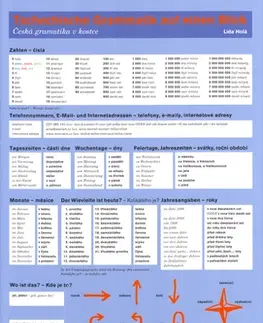 Jazykové učebnice, slovníky Česká gramatika v kostce - německá - Lída Holá,Pavla Bořilová