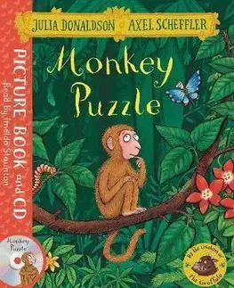 V cudzom jazyku Monkey Puzzle - picture book + CD - Julia Donaldson