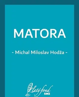 Poézia Matora - Miloslav Michal Hodža