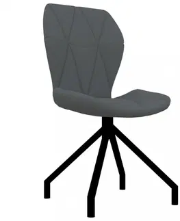Jedálenské stoličky a kreslá Jedálenská stolička 6 ks umelá koža Dekorhome Zelená