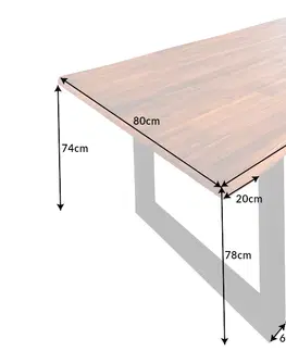 Jedálenské stoly Jedálenský stôl TALOS Dekorhome 160x90x76 cm