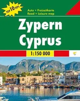 Európa Cyprus - mapa 1:150 000