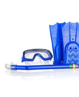 Hračky do vody Sportwell Potápačská sada pre deti 3 diely, modrá